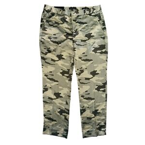 Banana Republic Camo Print Ryan Fit Ankle Pants Stretch Size 14 New NWT Womens